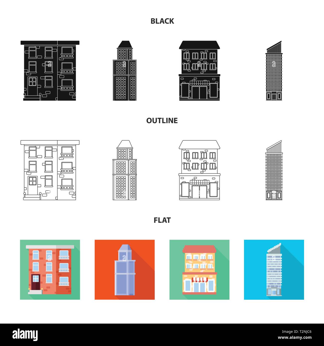 Supermarket building exterior apartments Cut Out Stock Images ...