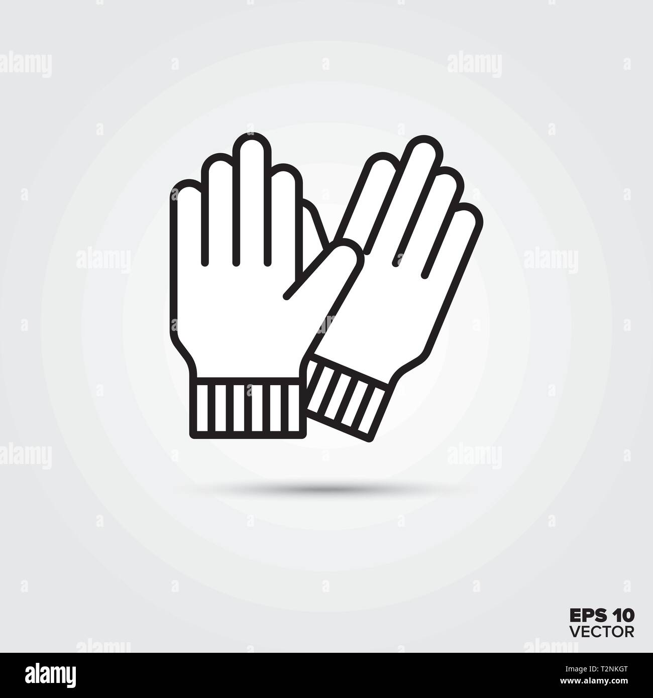 Gloves vector vectors hi-res stock photography and images - Alamy
