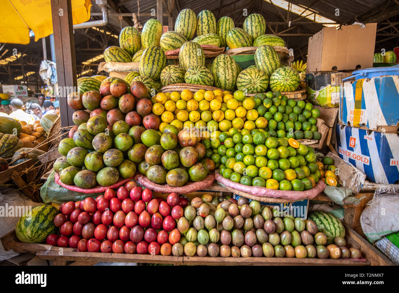 Fruits for sale , Kimironko Market , Kigali Rwanda Stock Photo Alamy