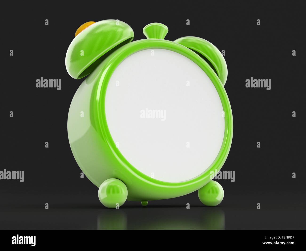 Alarm Clock. Image with clipping path Stock Photo