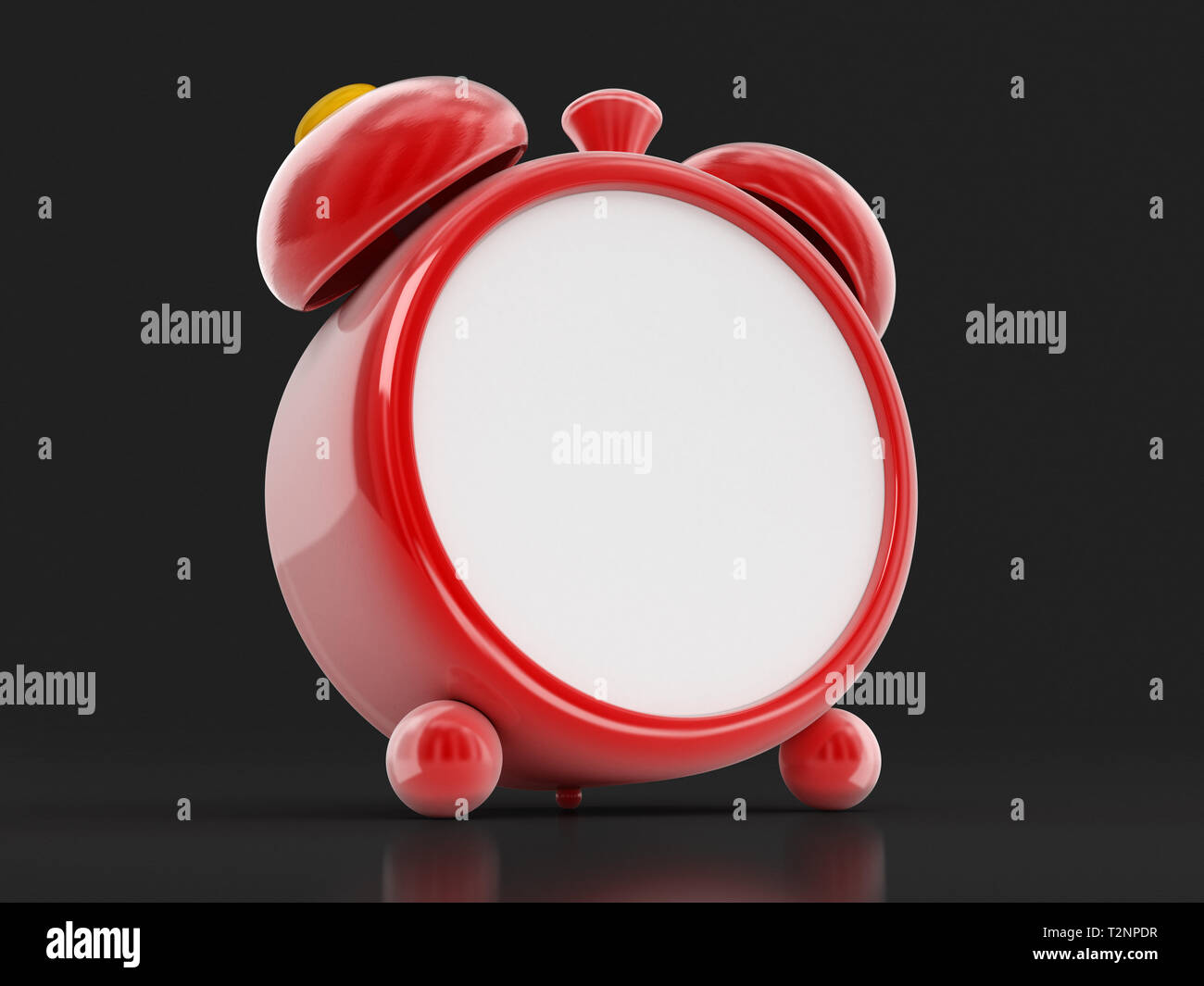 Alarm Clock. Image with clipping path Stock Photo
