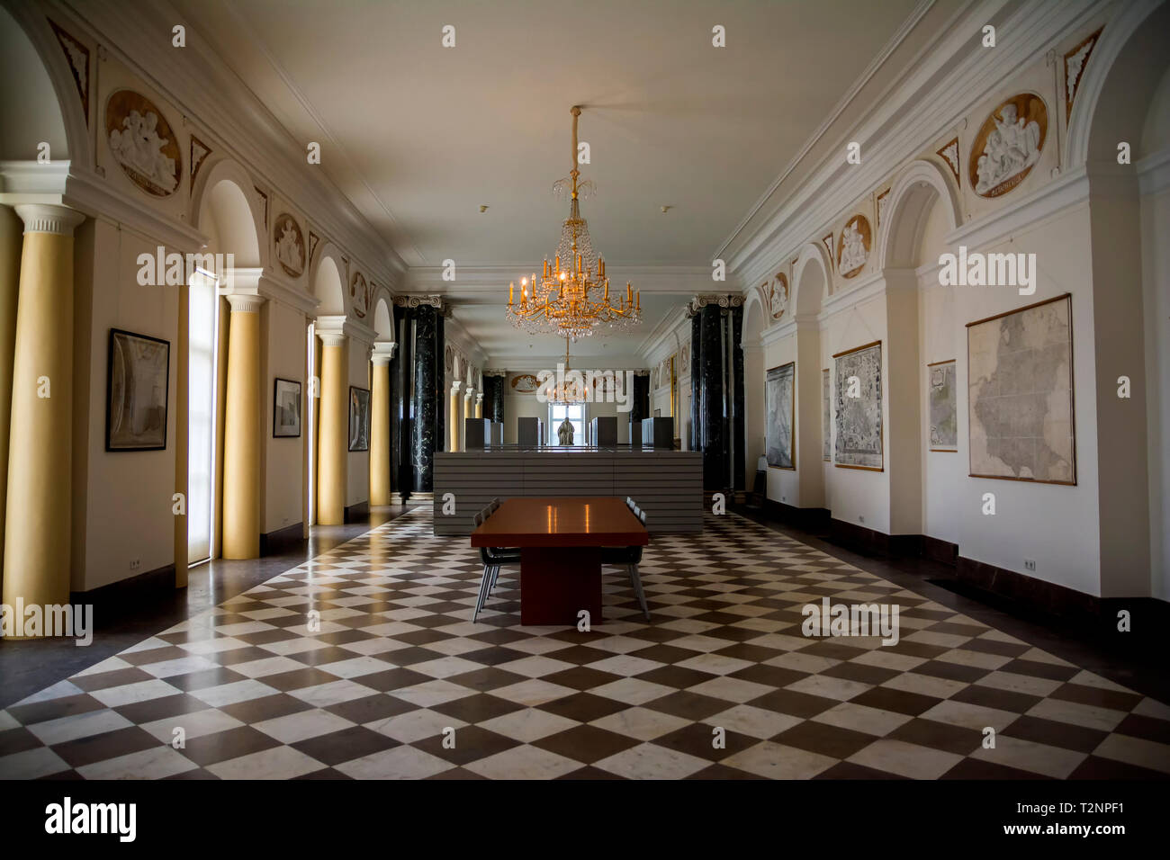 Warsaw Poland June 29 2018 Interior Of The Royal Castle