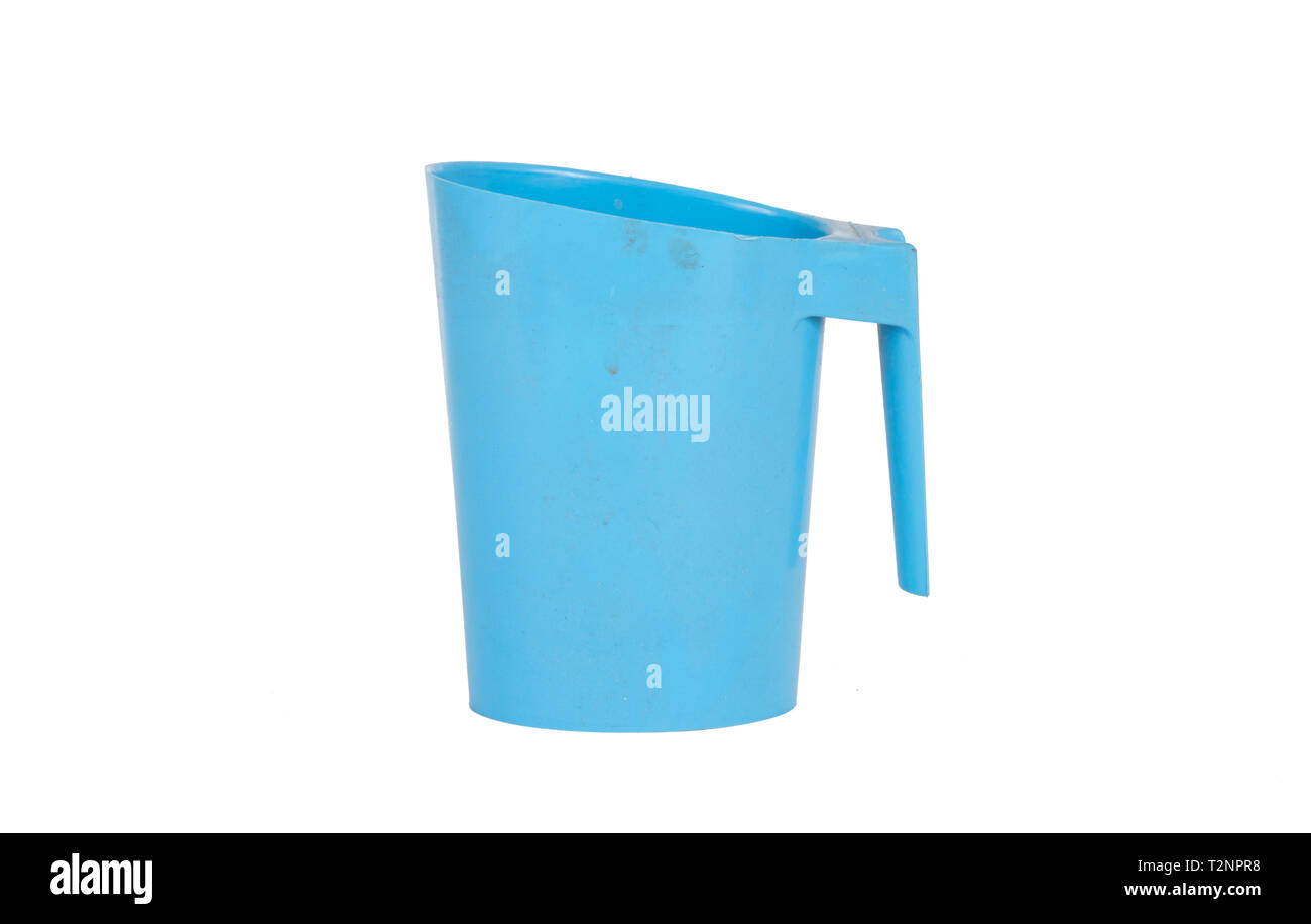 Photo developing equipment - Plastic jug, isolated on white Stock Photo