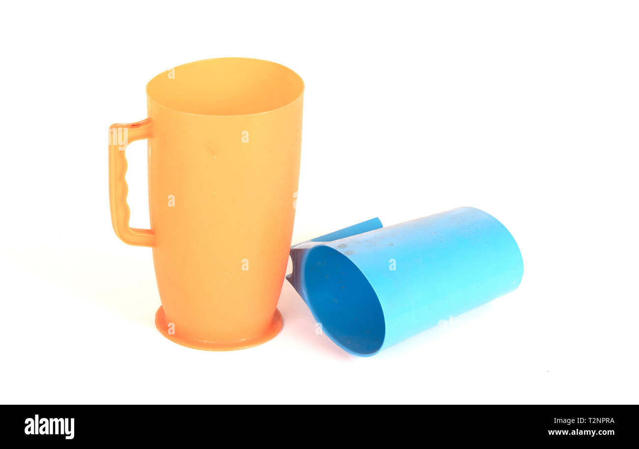 Photo developing equipment - Plastic jug, isolated on white Stock Photo