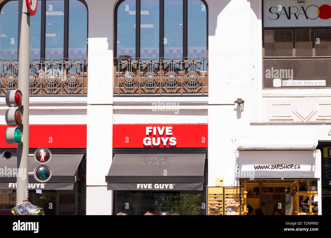 Five guys interior hires stock photography and images Alamy