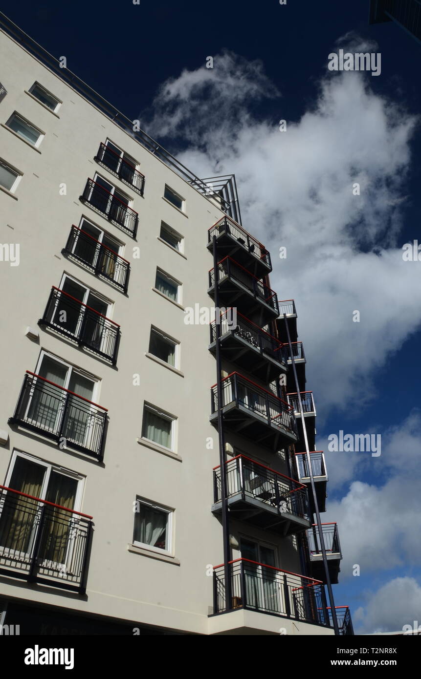 High rise accommodation, Portsmouth, Stock Photo