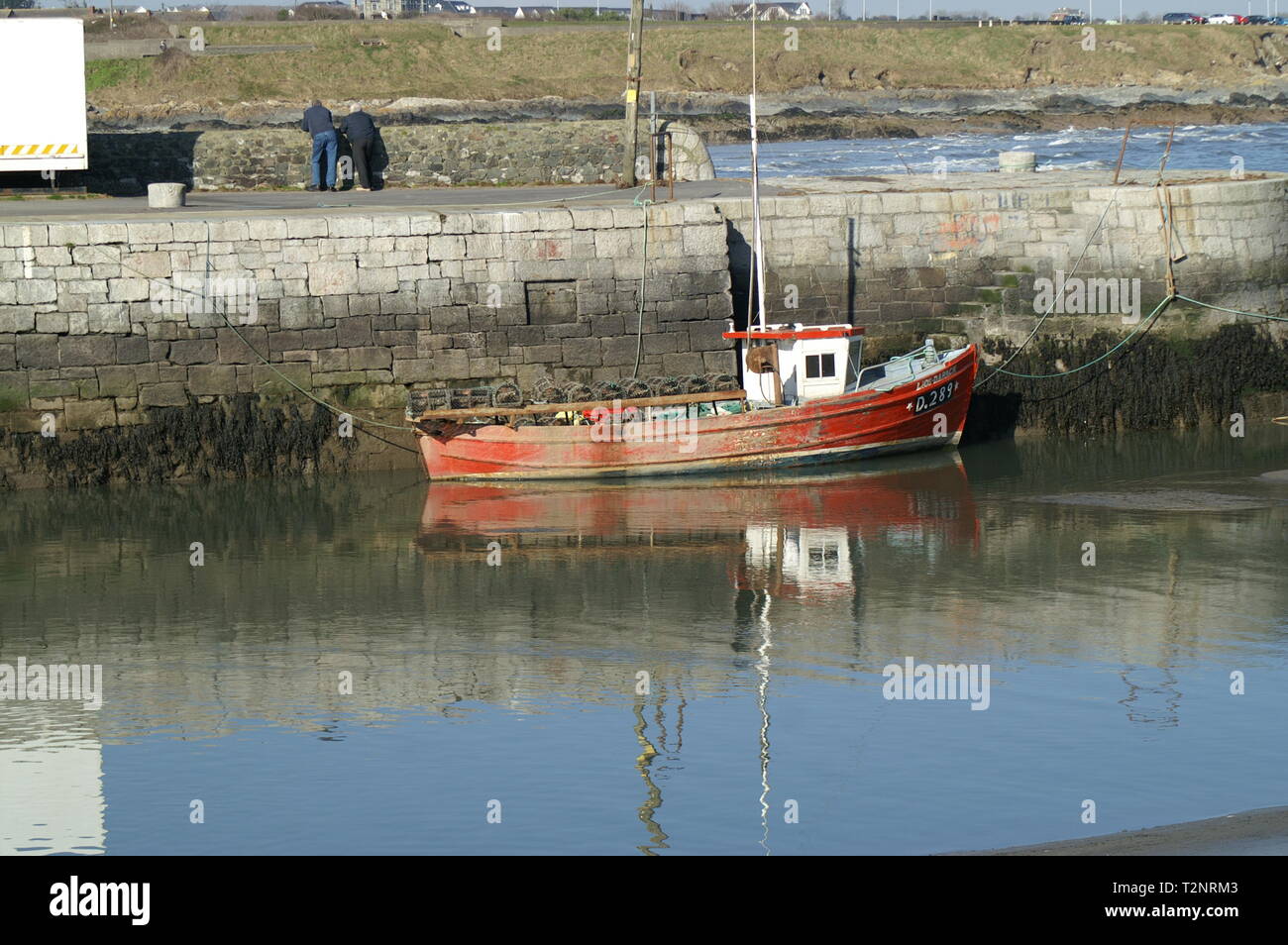 fishing boat in port, UK Fishing industry Stock Photo