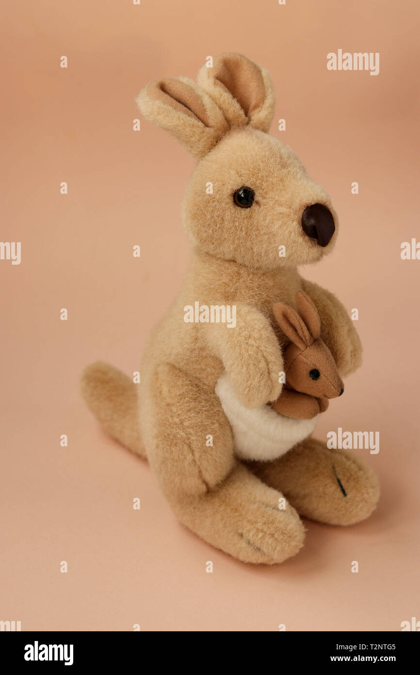https://c8.alamy.com/comp/T2NTG5/soft-toy-mom-kangaroo-with-a-baby-is-located-on-a-peach-background-vertical-photo-T2NTG5.jpg