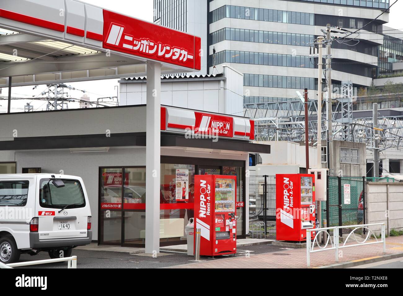 Tokyo Japan April 13 12 Nippon Rent A Car Office In Tokyo Nippon Rent A Car Is One Of Oldest Car Rental Companies In Japan Founded 1969 With Stock Photo Alamy