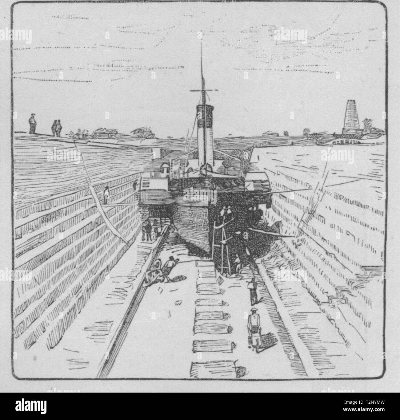 Dry dock Black and White Stock Photos & Images Alamy