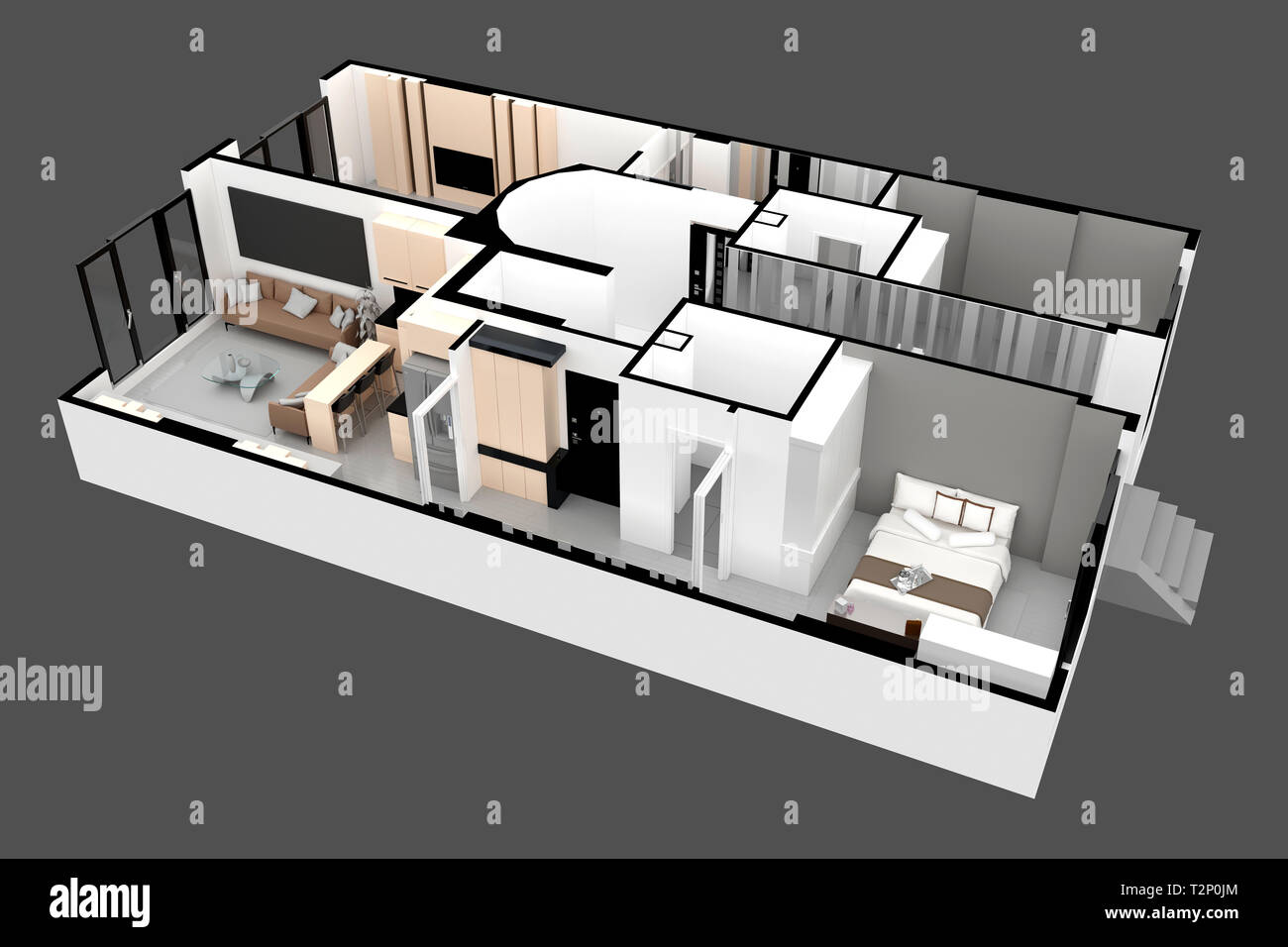Floor plan 3d hi-res stock photography and images - Alamy