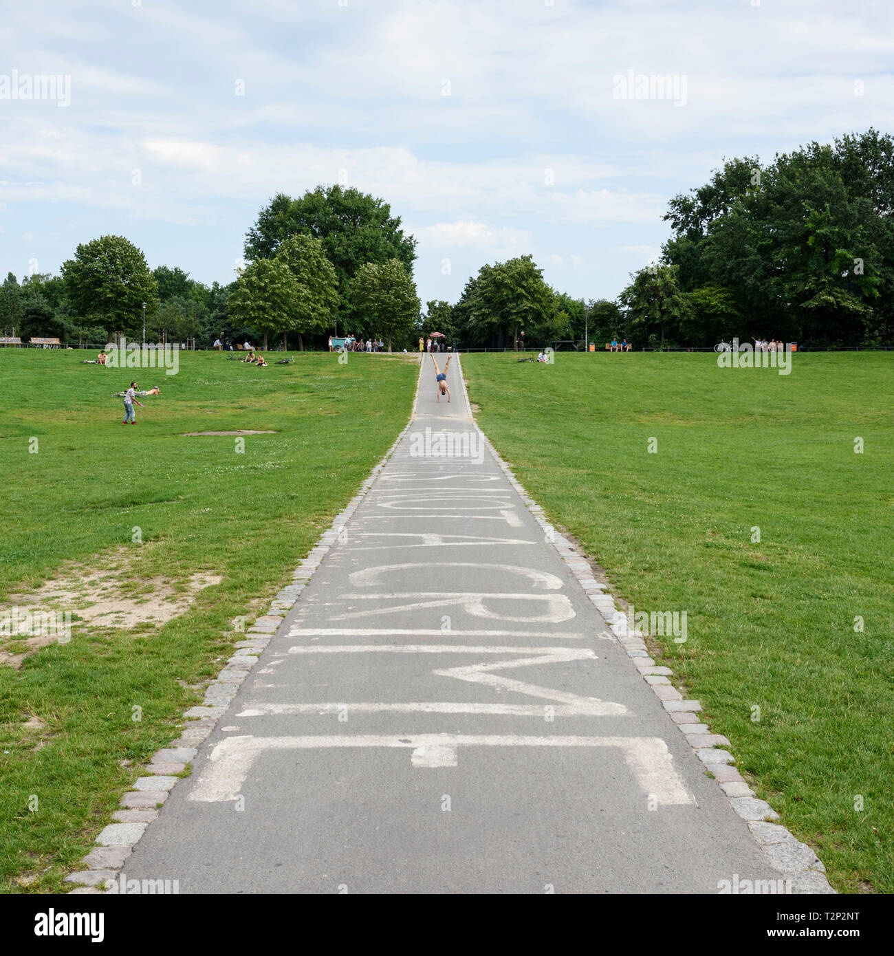 Berlin. Germany. Görlitzer Park, Kreuzberg. Stock Photo