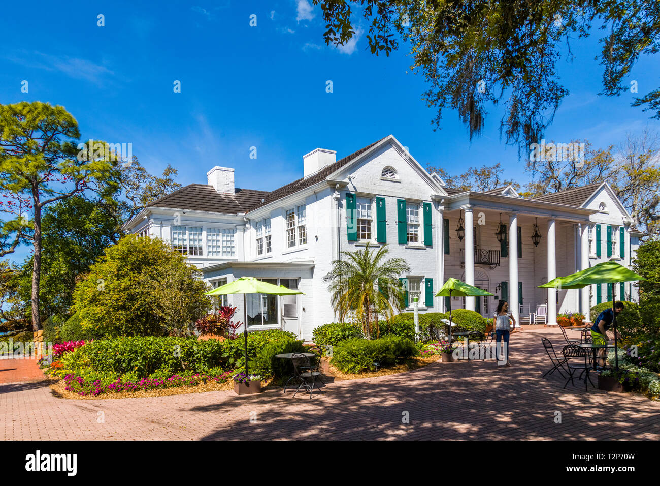 Christy Payne Mansion in Marie Selby Botanical Gardens in Sarasota Florida Stock Photo