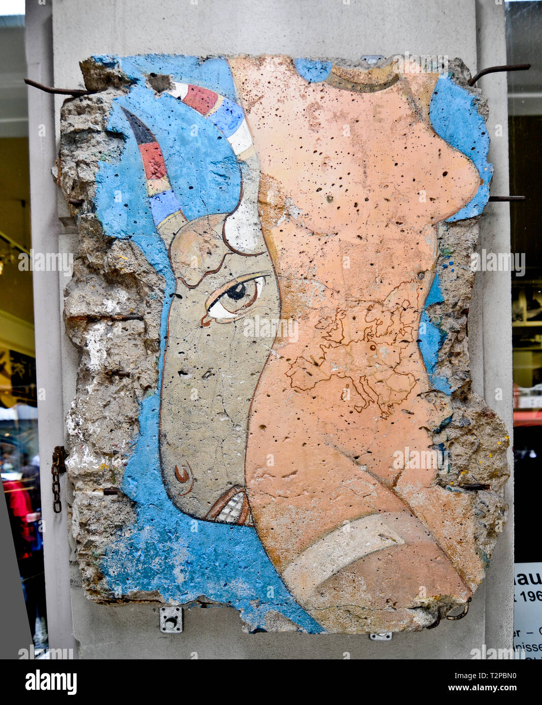 Berlin wall remains, Germany Stock Photo