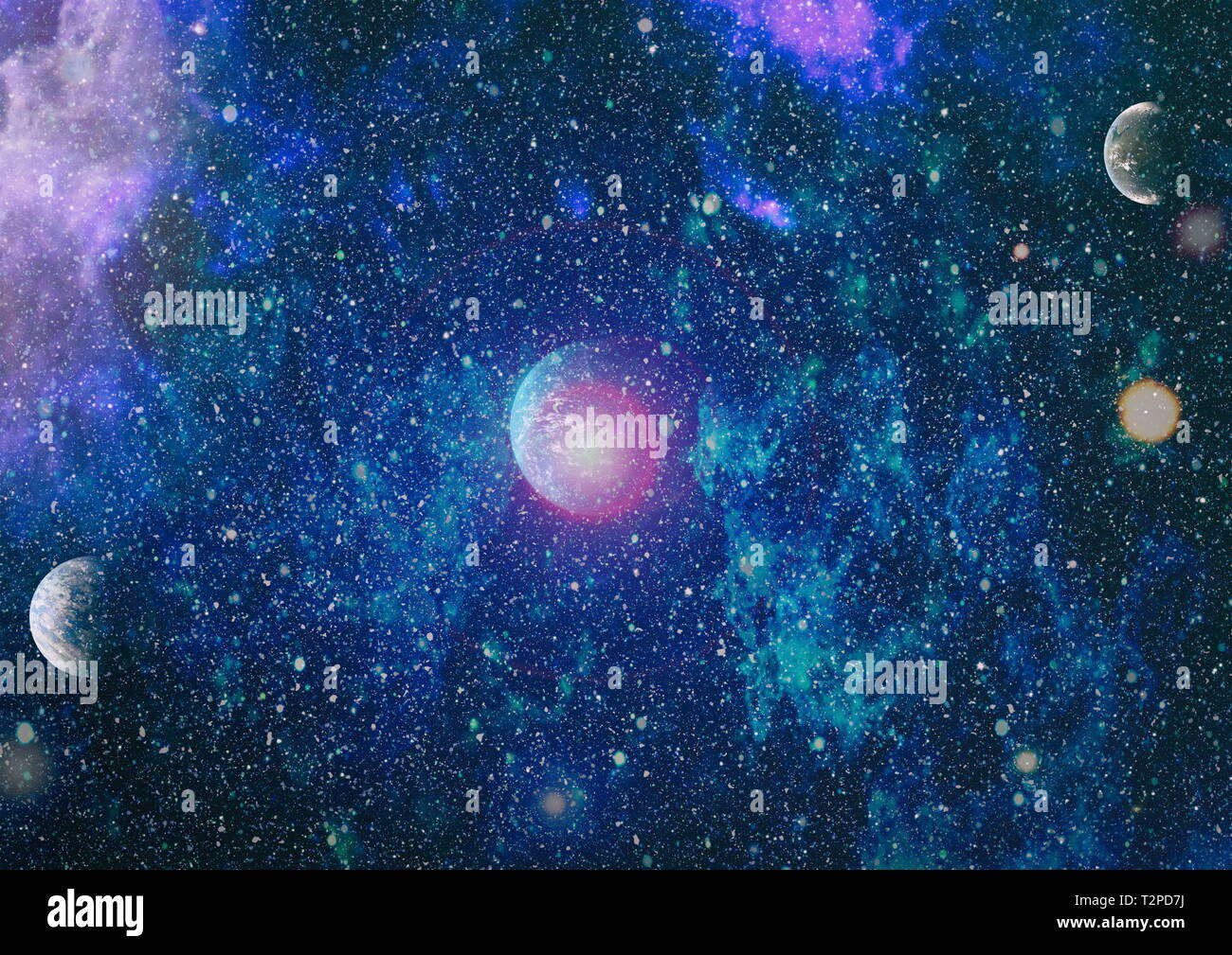 Abstract astronaut in space hi-res stock photography and images - Alamy