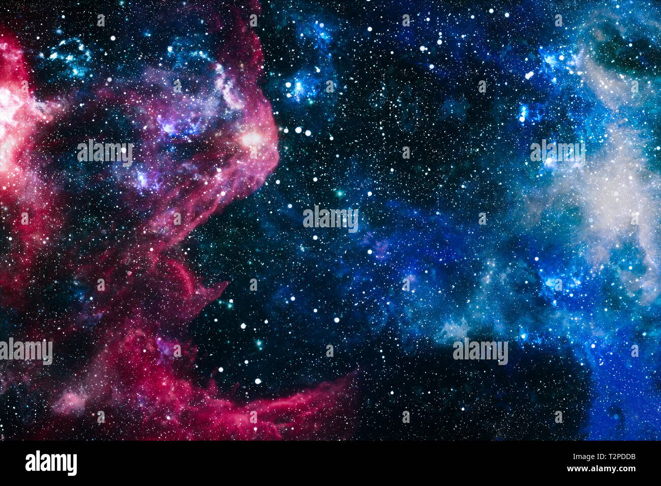High quality space background. Elements of this image furnished by NASA. Stock Photo