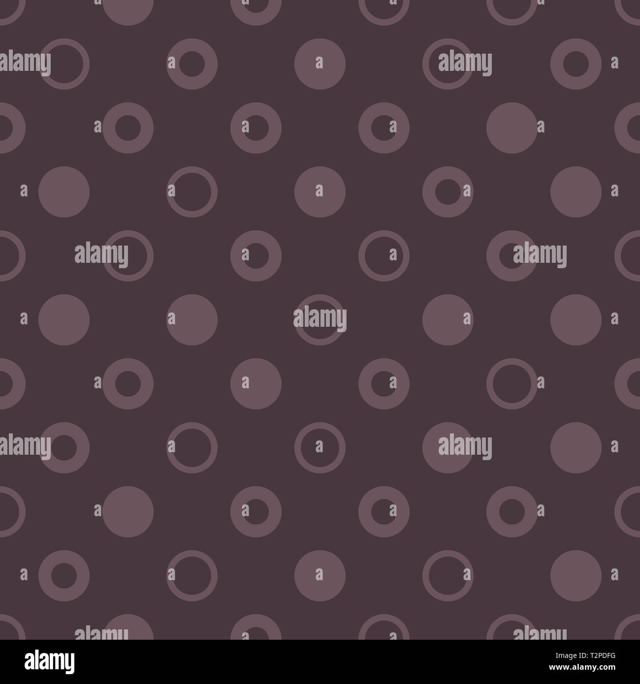 Retro seamless polka dot pattern background, vector illustration Stock ...