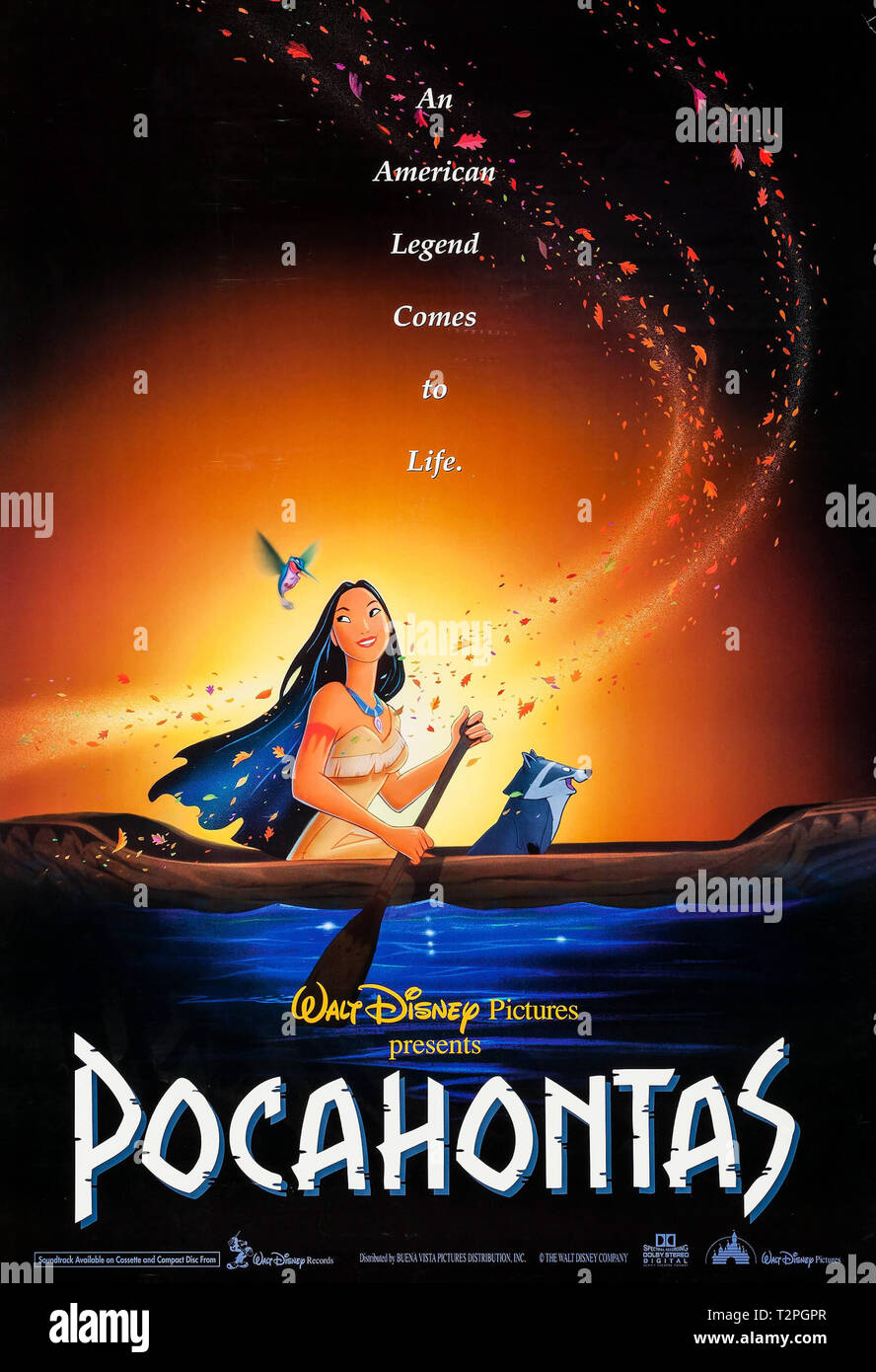 Pocahontas (Buena Vista, 1995).  Poster  File Reference # 33751 977THA Stock Photo