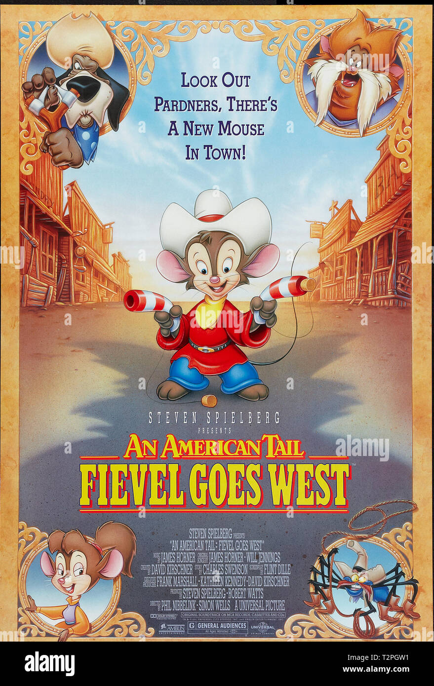 An American Tail Fievel Goes West Logo