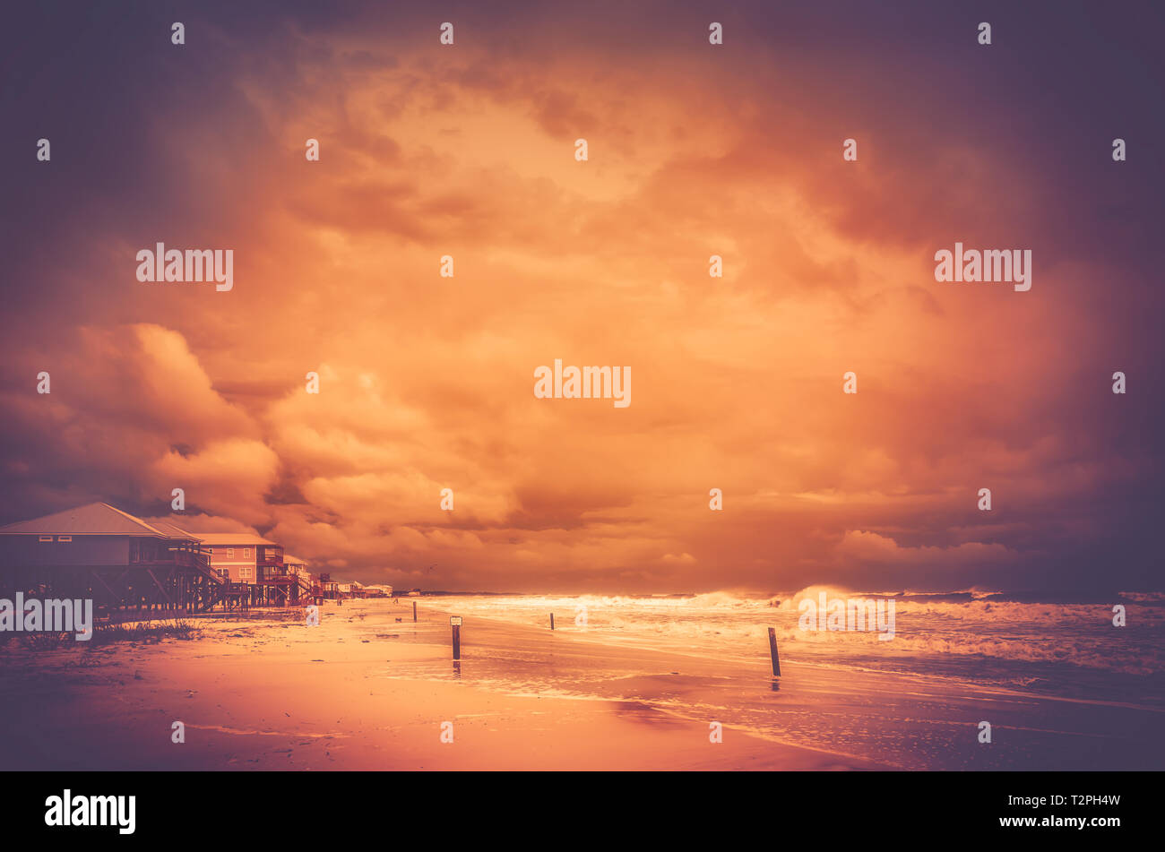 Tropical island storm hi-res stock photography and images - Alamy