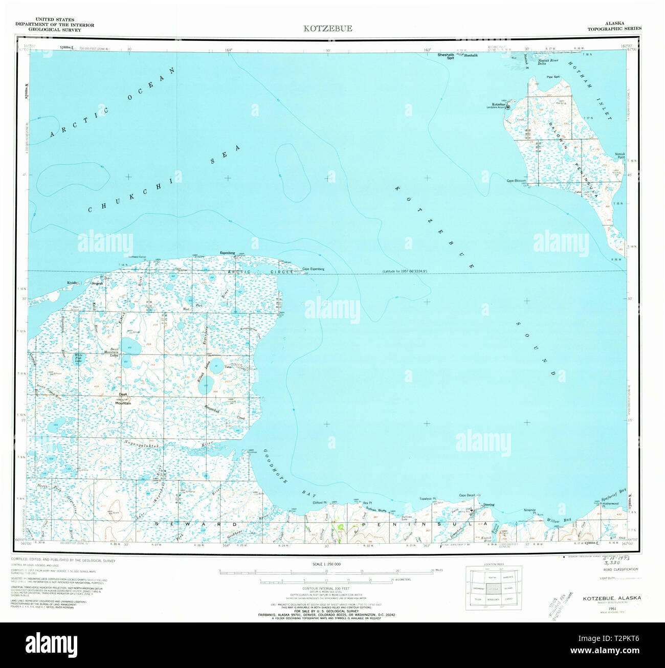Kotzebue alaska map hires stock photography and images Alamy