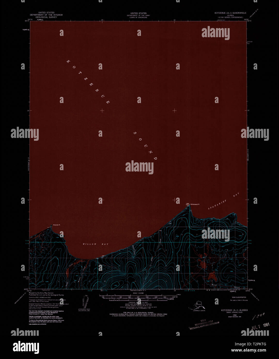 Kotzebue alaska map hires stock photography and images Alamy