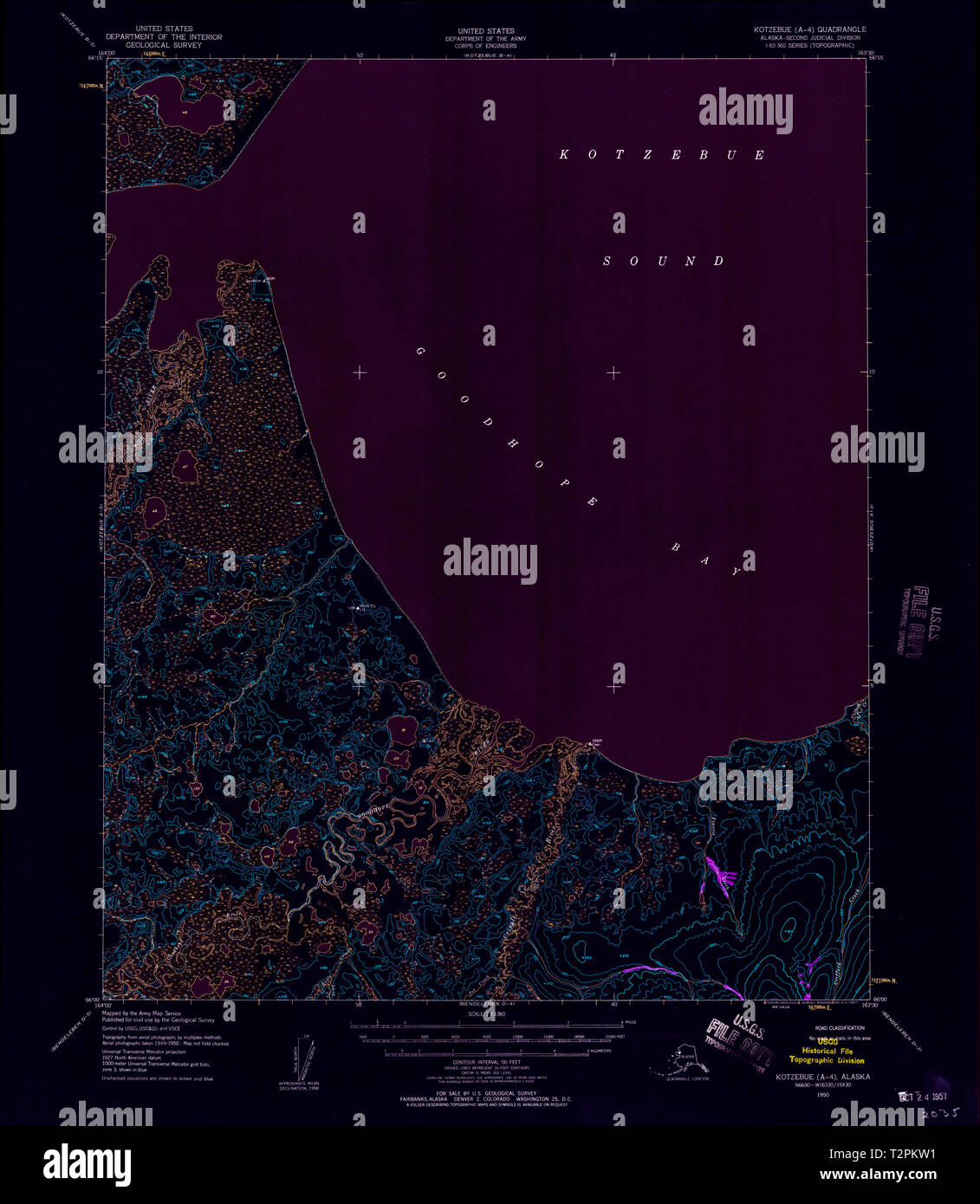 Kotzebue alaska map hires stock photography and images Alamy