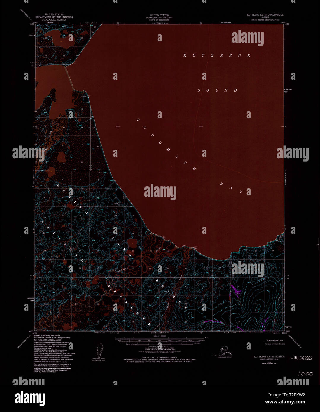 Kotzebue alaska map hires stock photography and images Alamy