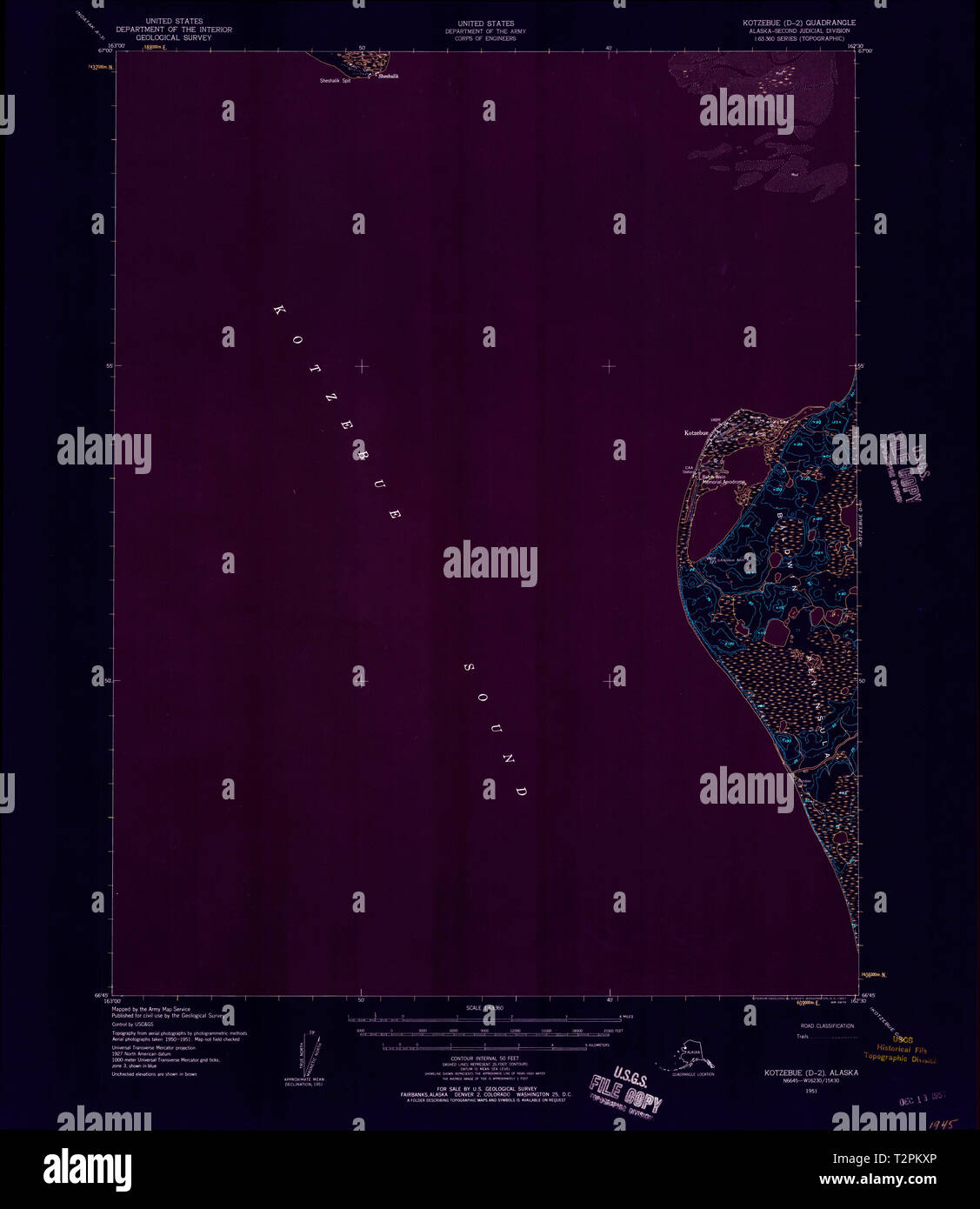 Kotzebue alaska map hires stock photography and images Alamy