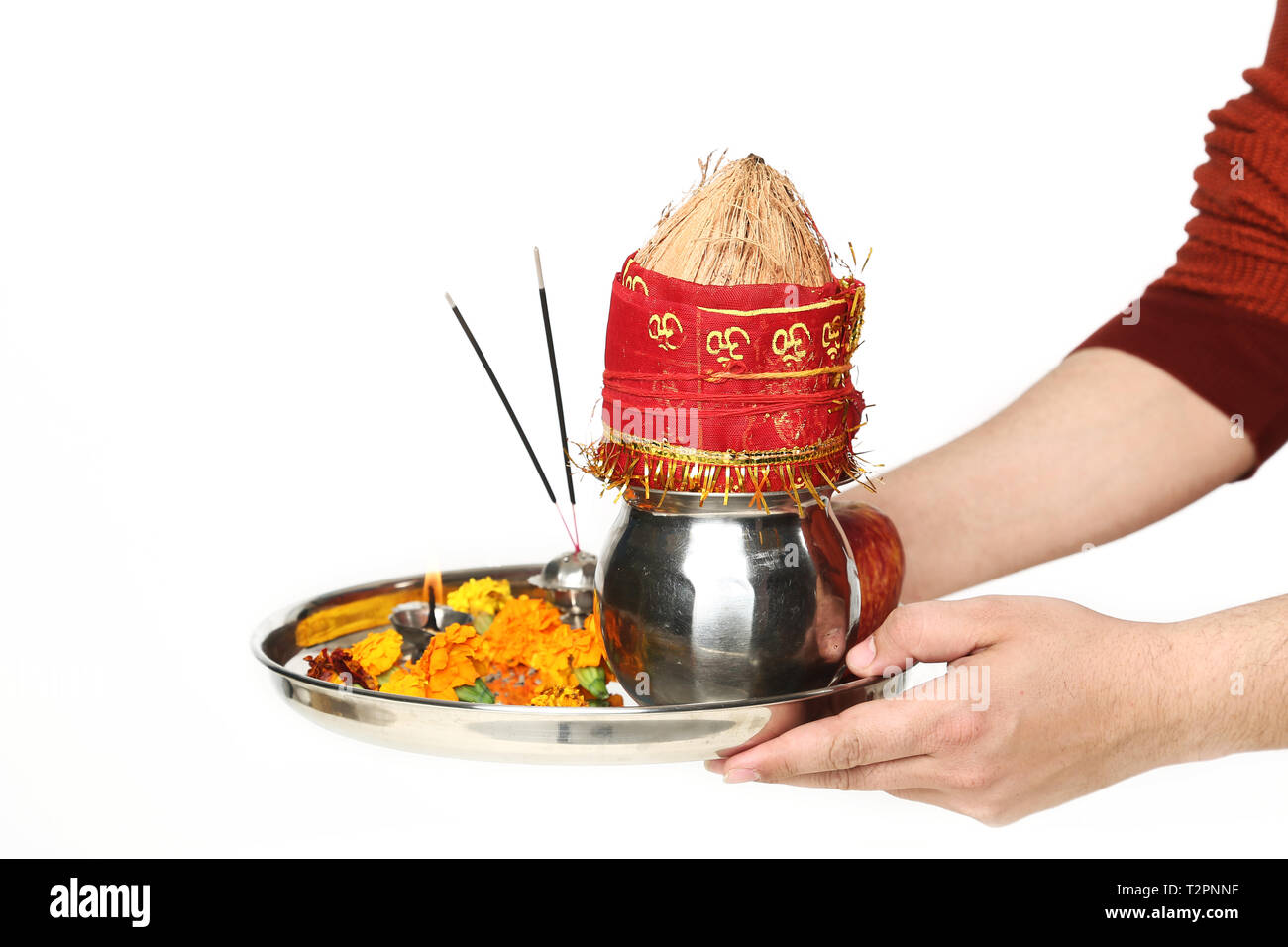 young boy is holding in hand pooja thali for navratri festival isolated on the white background stock photo alamy https www alamy com young boy is holding in hand pooja thali for navratri festival isolated on the white background image242674475 html