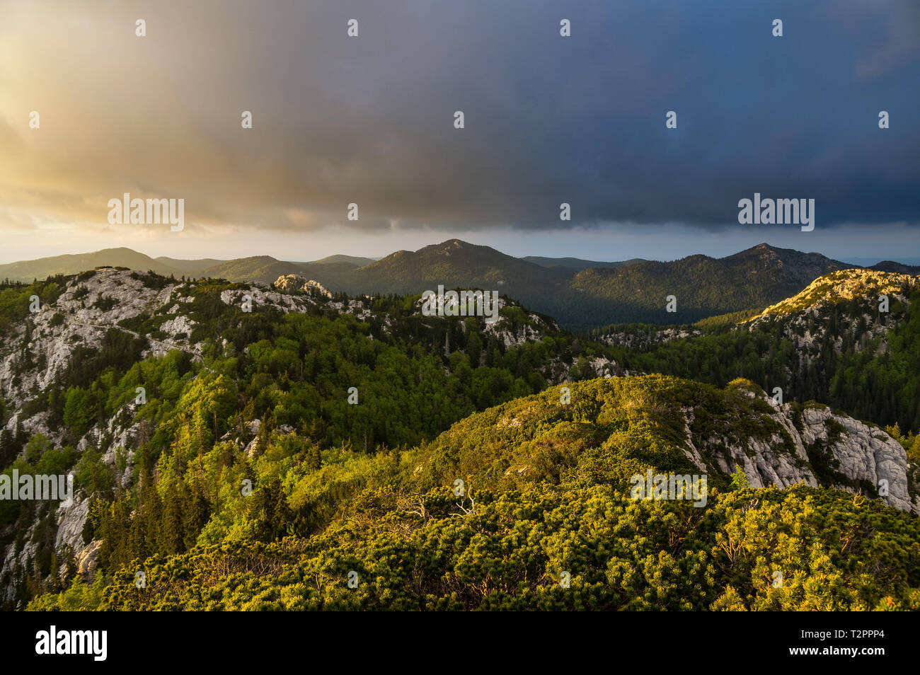 National park Sjeverni Velebit. One of the most beautiful parts of mountain Velebit. Croatia