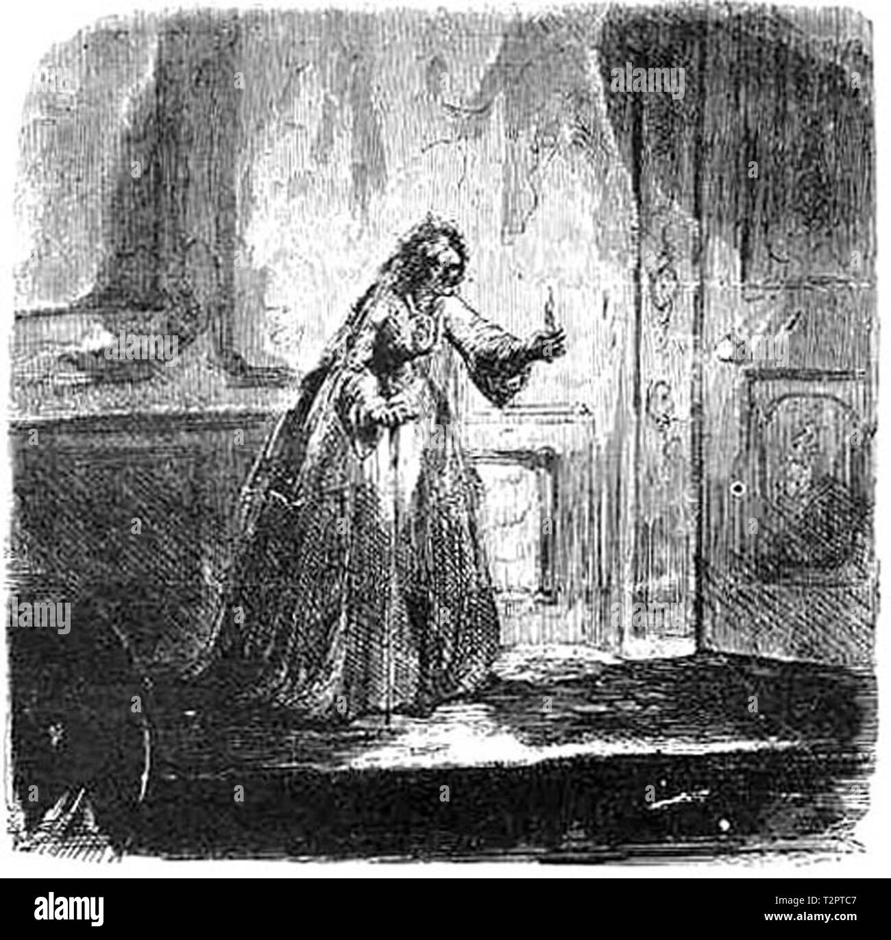 Vintage etching illustration Stock Photo Alamy