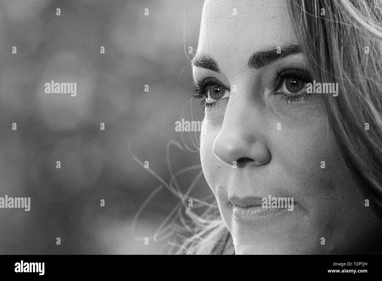 UK, London The Duke and Duchess of Cambridge leave Only Connect Head