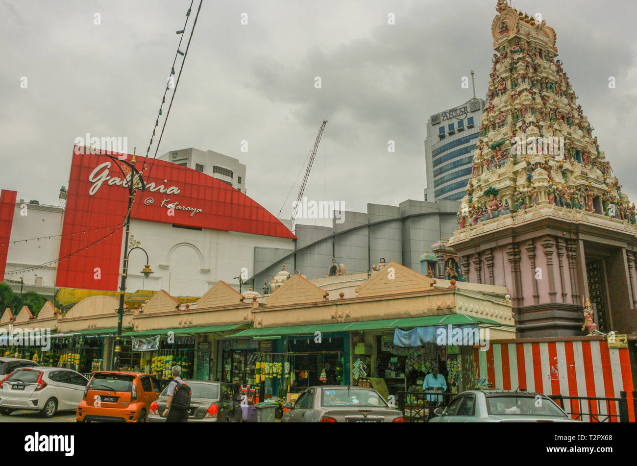 Arulmigu Rajamariamman Devasthanam temple in the heritage district of