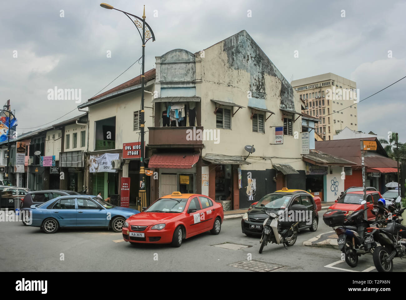 The Junction Of Jalan Dhoby And Jalan Pahang In The Heritage District ...