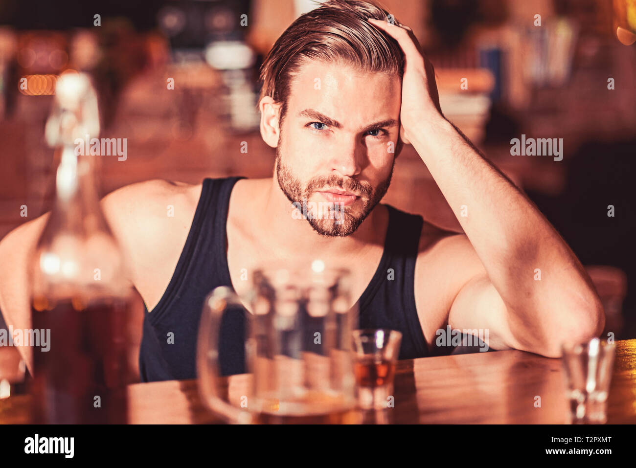 Enjoy the drinks, but not too much. Alcohol addiction and bad habit