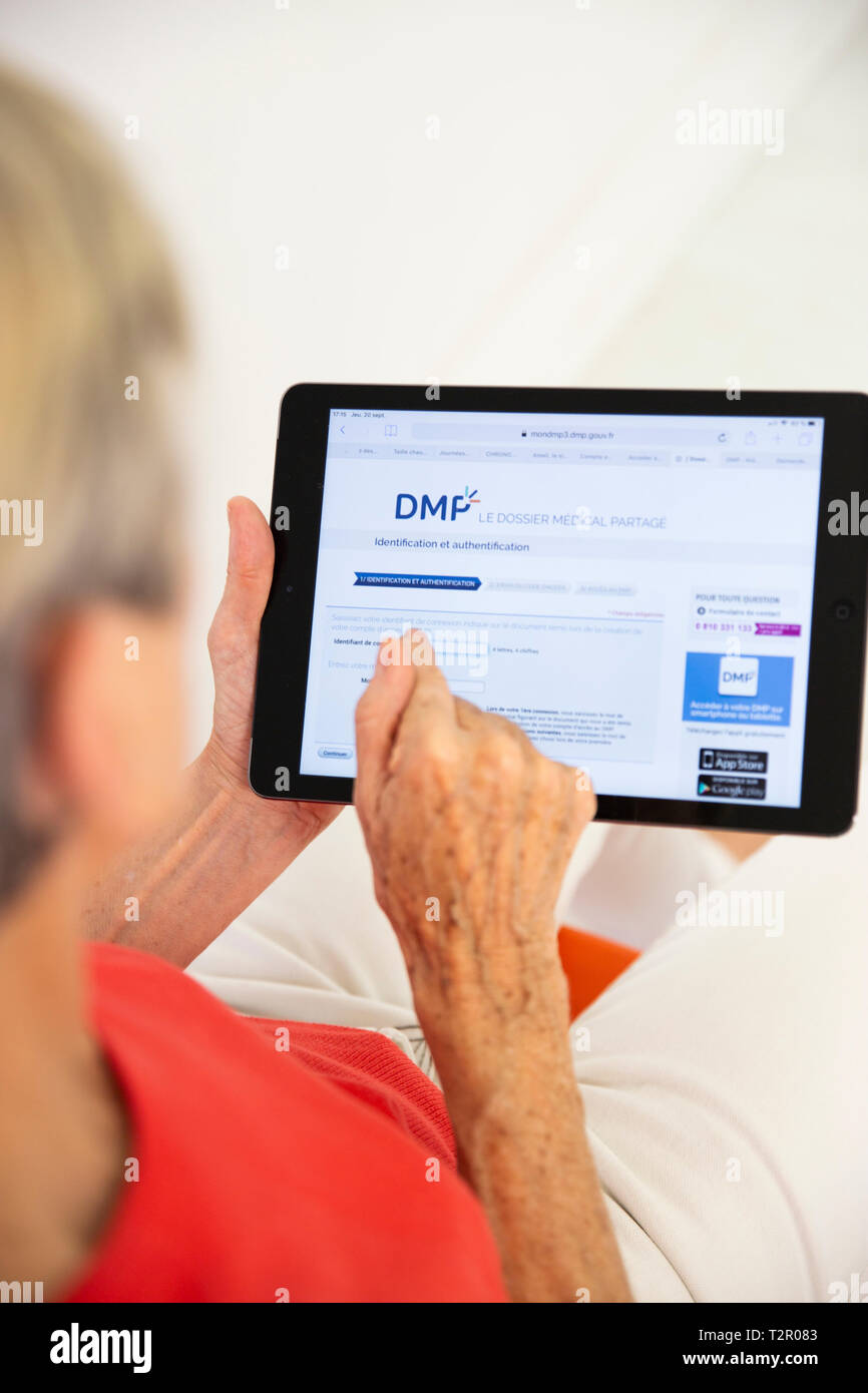 Shared medical record Stock Photo