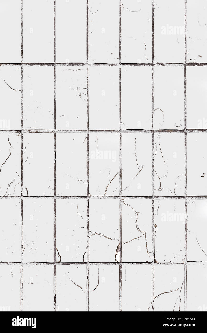 Pattern of black and white slate wall texture and background. Stock Photo