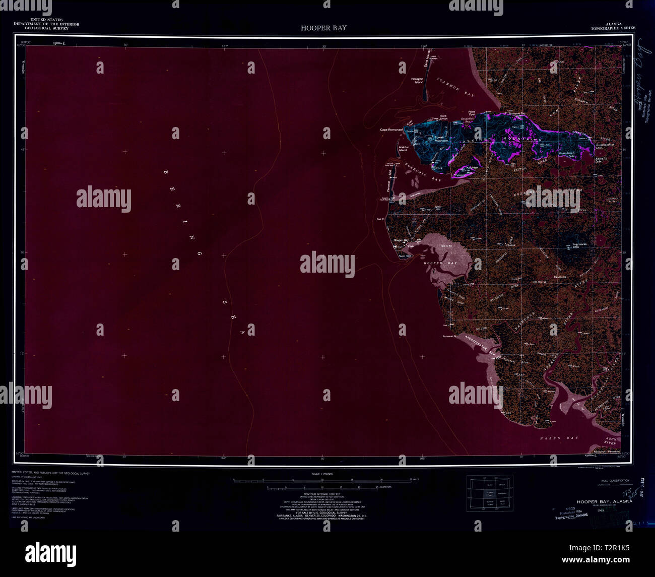 Hooper bay map hires stock photography and images Alamy