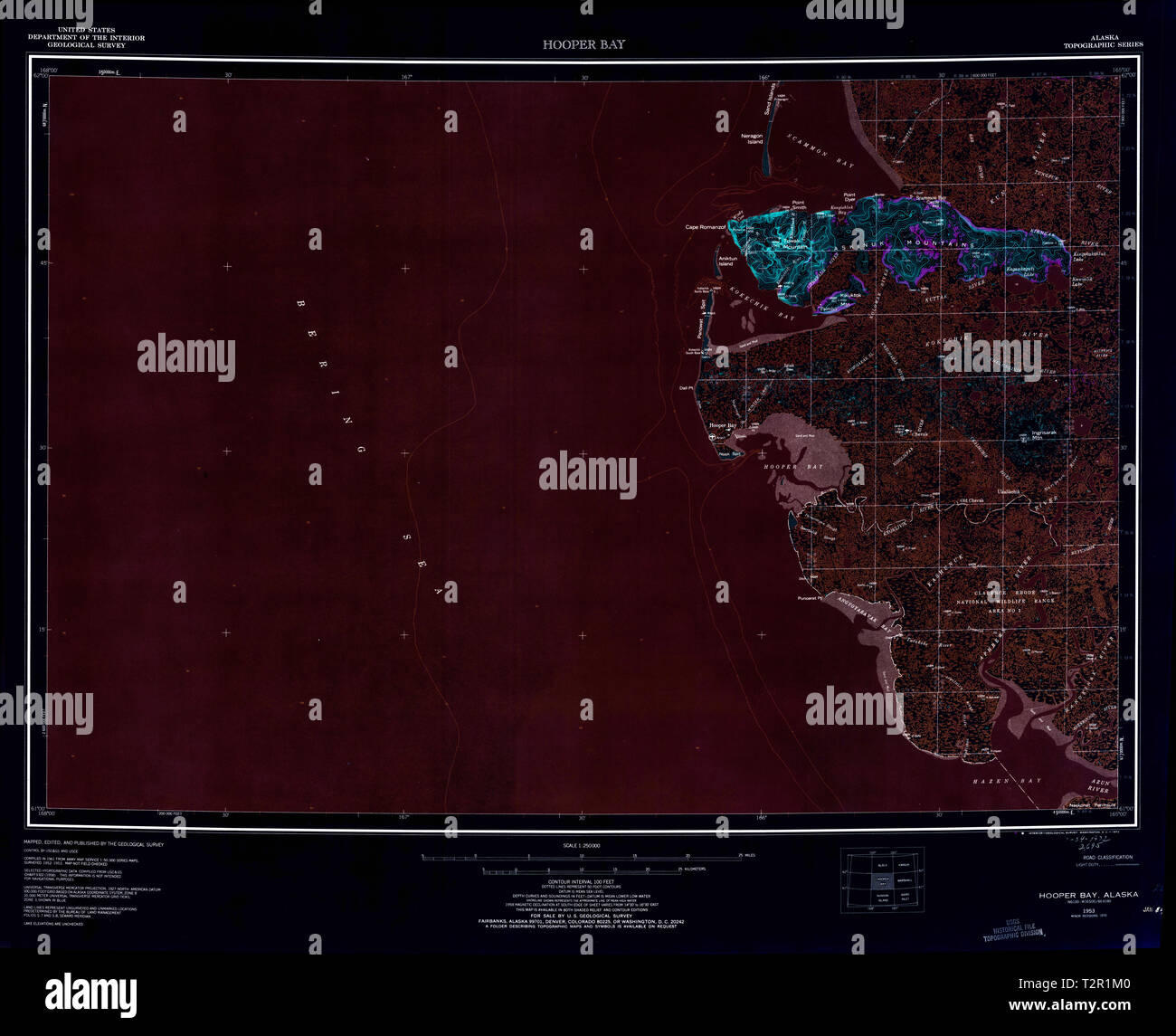 Hooper bay map hires stock photography and images Alamy