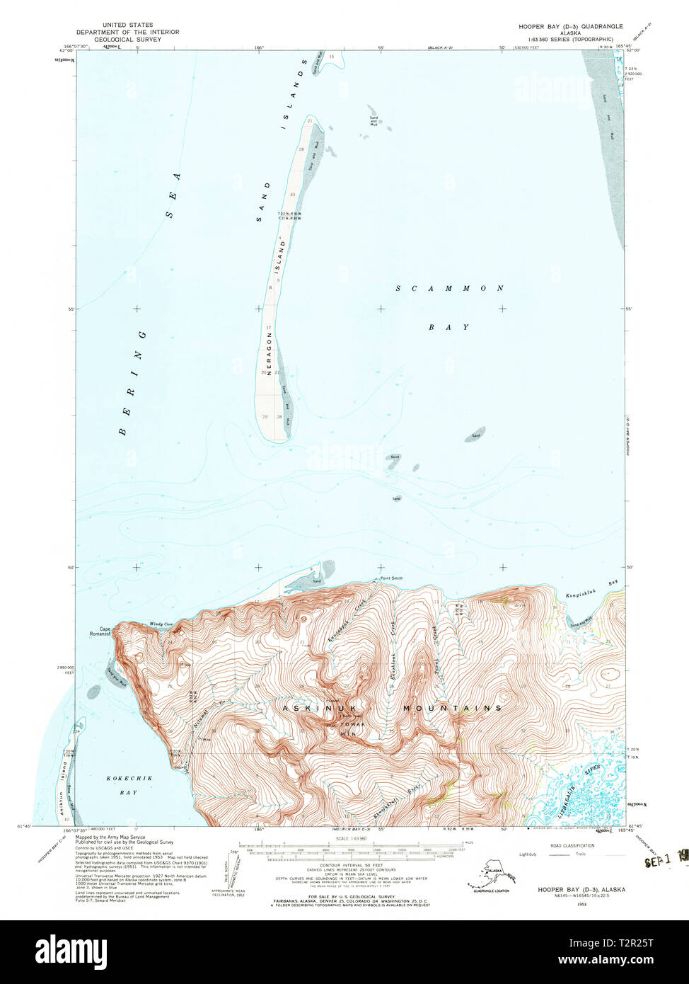Hooper bay alaska map hires stock photography and images Alamy
