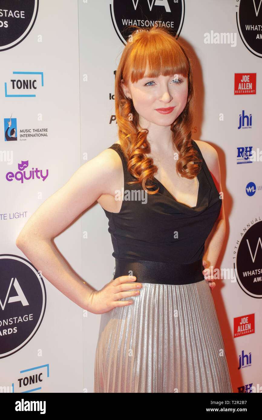 Celebrities attend the 19th Annual WhatsOnStage Awards at the Prince of