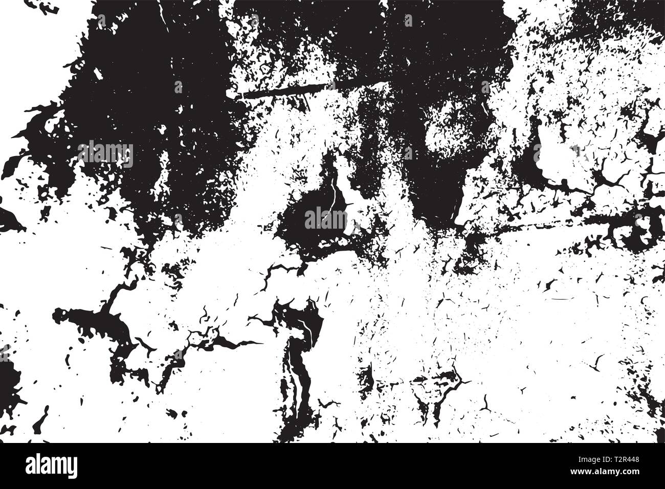 Black and white grunge urban texture vector with copy space. Abstract ...