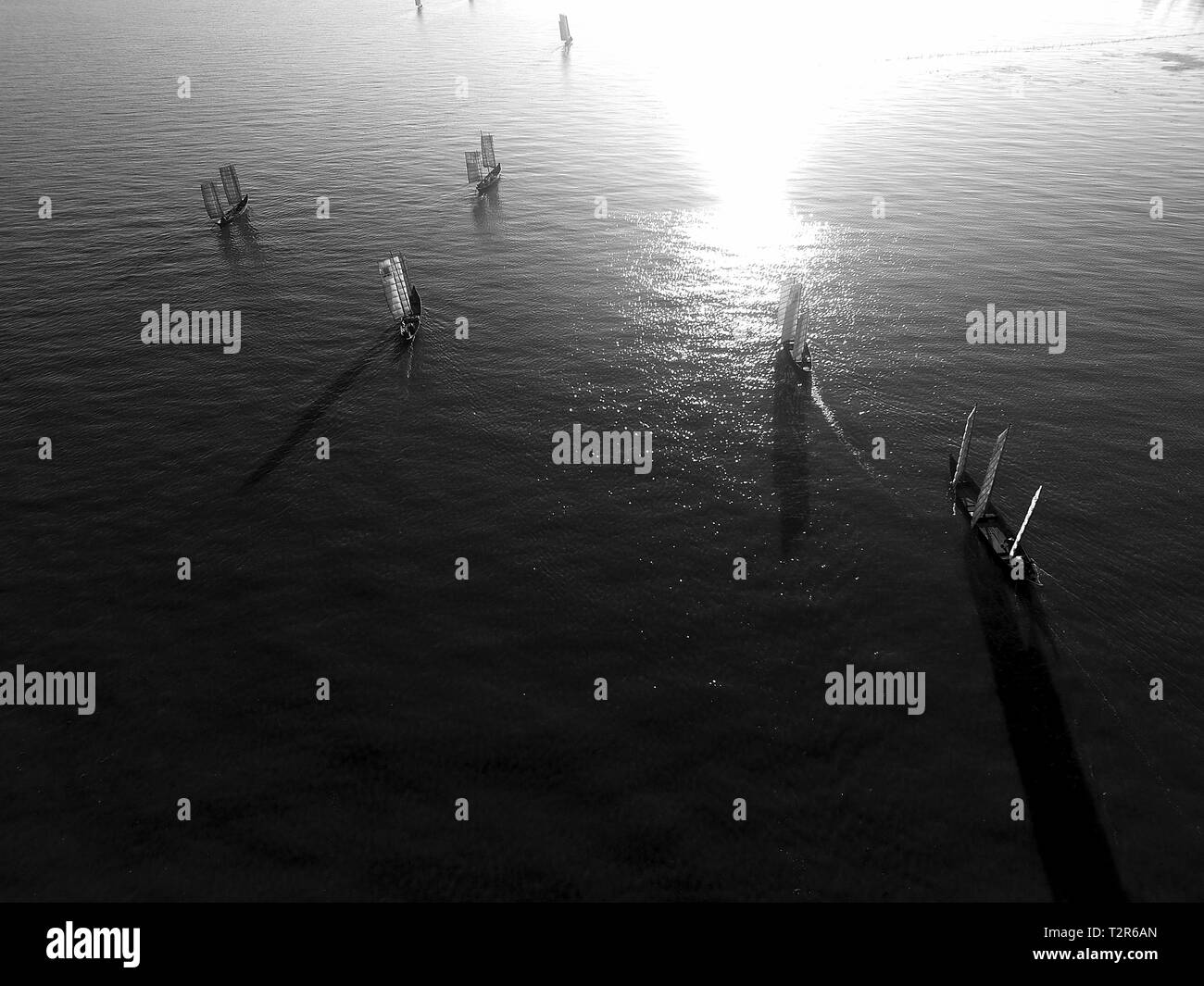 Ship areal view Black and White Stock Photos & Images - Alamy