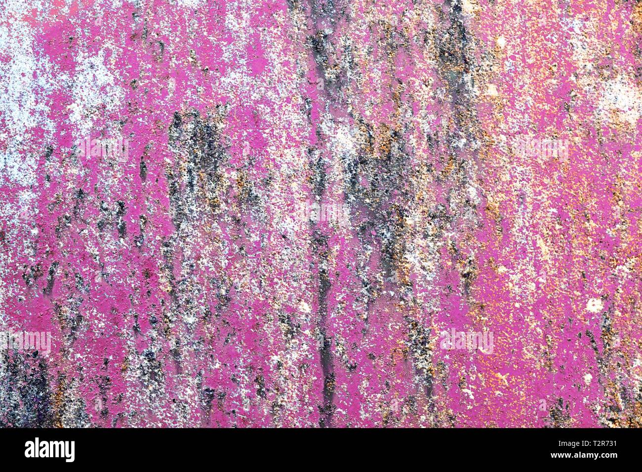 Close up detailed surface of rust and granite materials at different ...