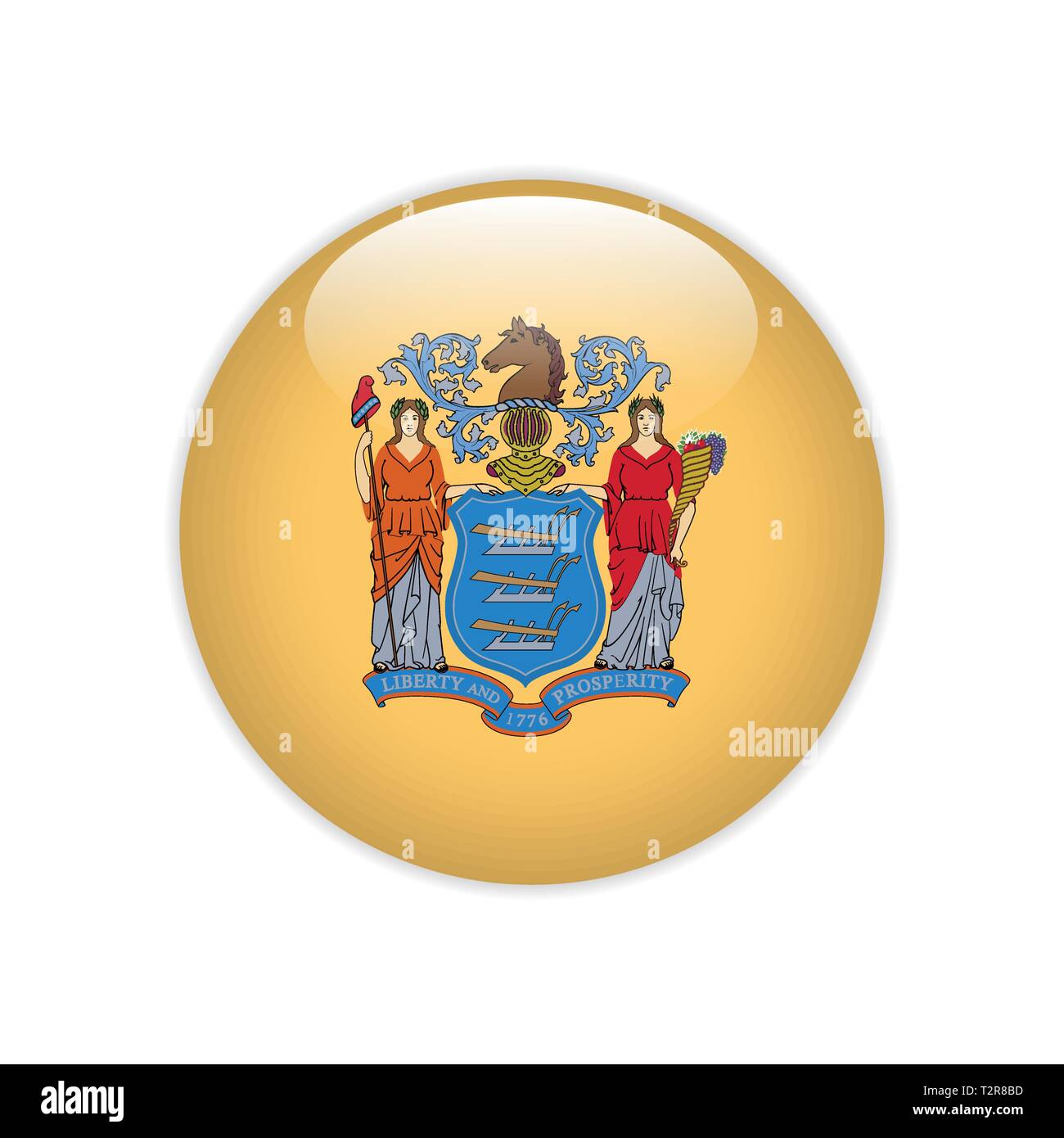 Country flag button Stock Vector Image & Art - Alamy