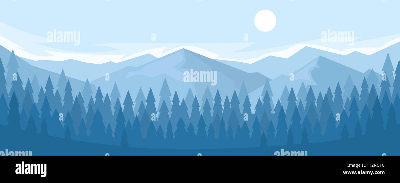 Horizontal trees Stock Vector Images - Alamy
