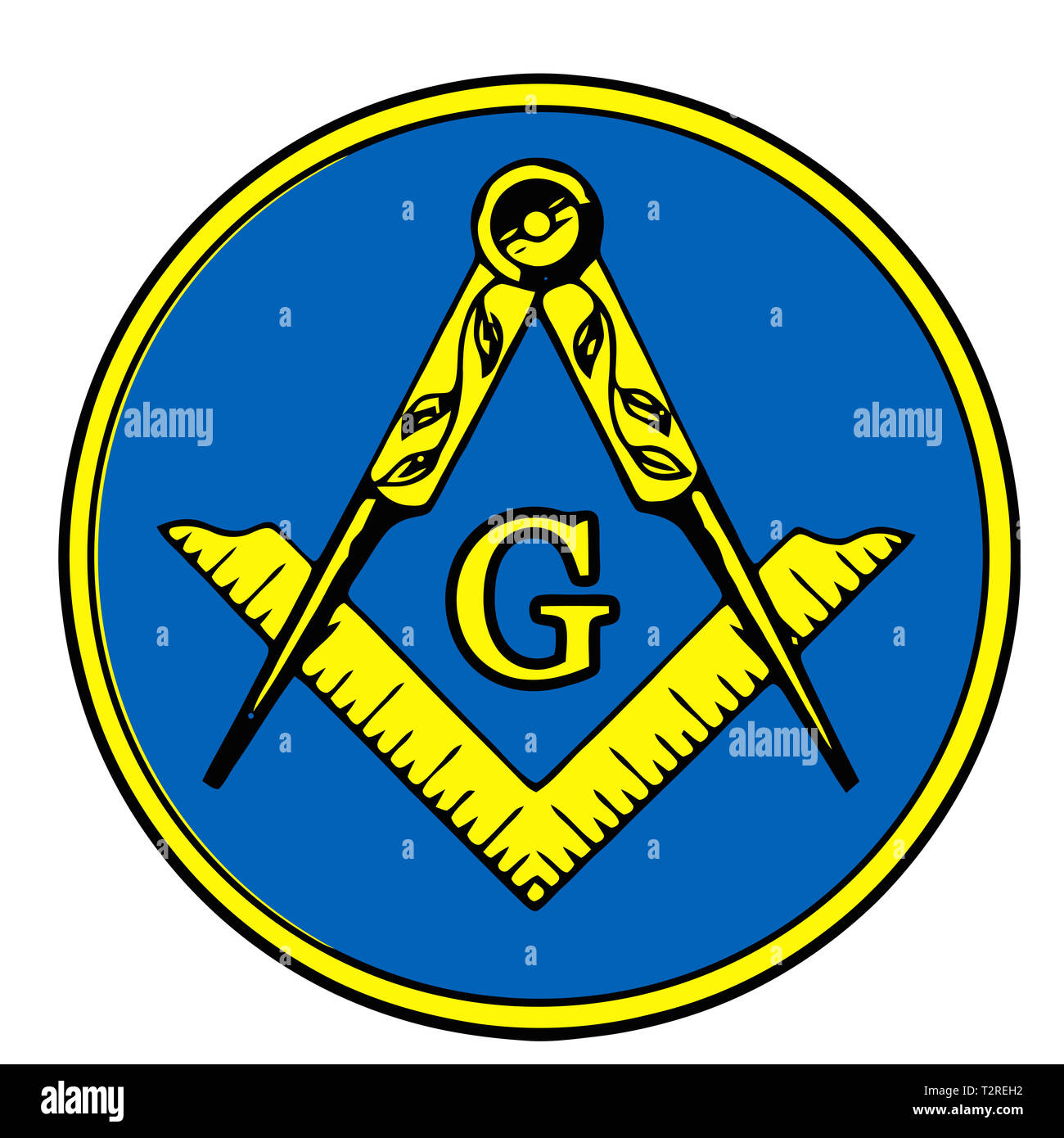 square and compass masonic occultism blue yellow sacred society ...