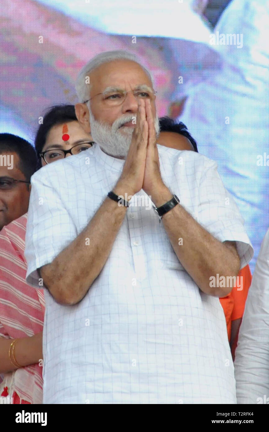 Modi campaign rally supporter hi-res stock photography and images - Alamy