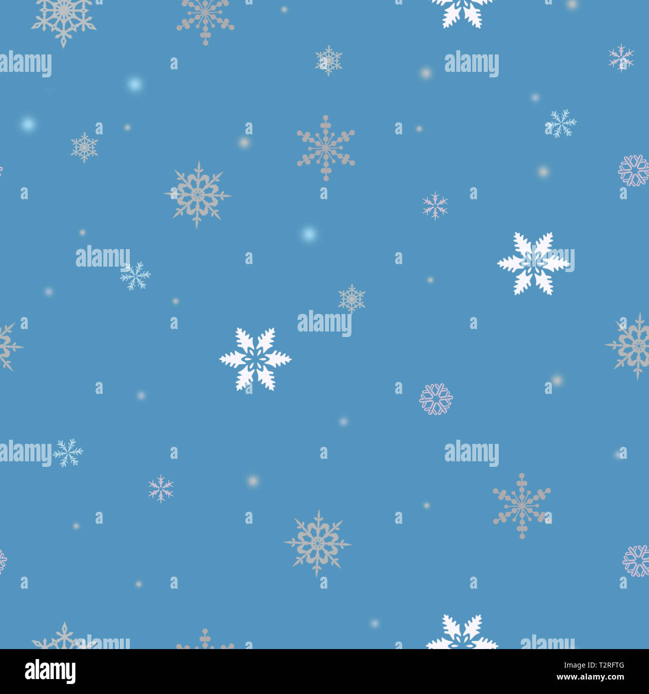 Snowflakes seamless pattern snow background hi-res stock photography ...